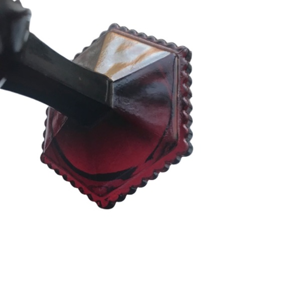 AVON RUBY RED VINTAGE GLASS - Picture 4 of 5